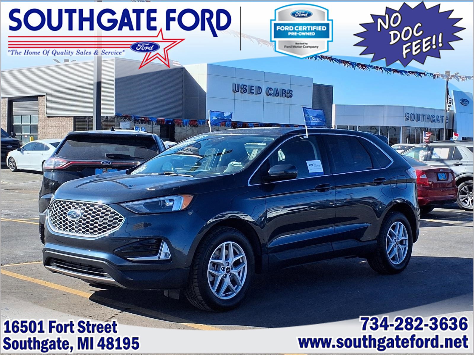 Certified 2023 Ford Edge SEL w/ Convenience Package image 1