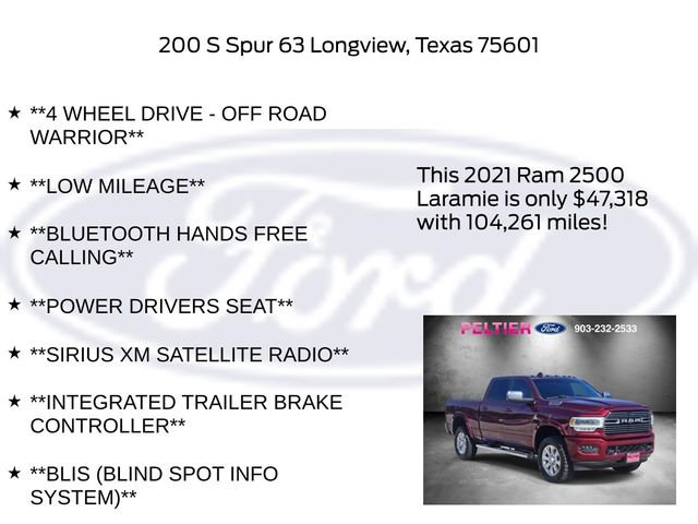 Used 2021 RAM 2500 Laramie AWD/4WD image 30