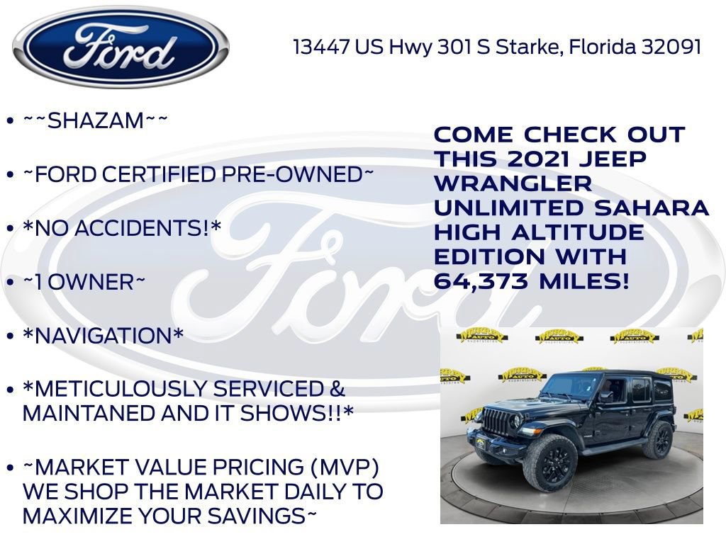 Used 2021 Jeep Wrangler Unlimited Sahara image 11