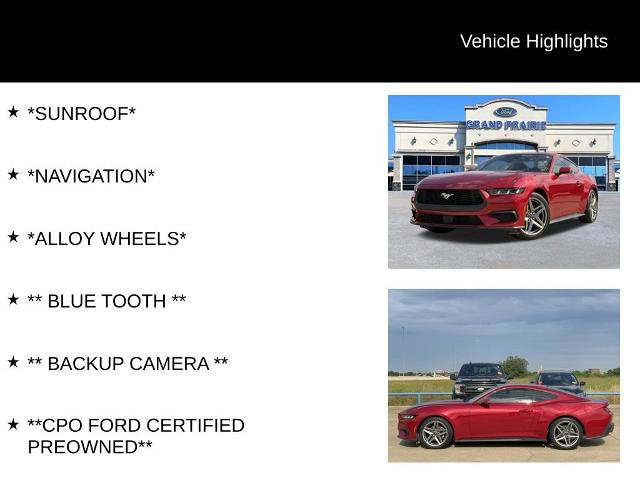 Certified 2024 Ford Mustang Premium RWD image 4