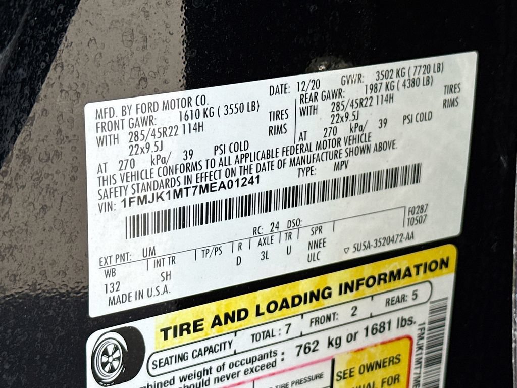 Certified 2021 Ford Expedition Max Platinum AWD/4WD image 37