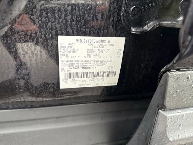 Certified 2022 Ford Explorer XLT w/ Equipment Group 202A AWD/4WD image 37
