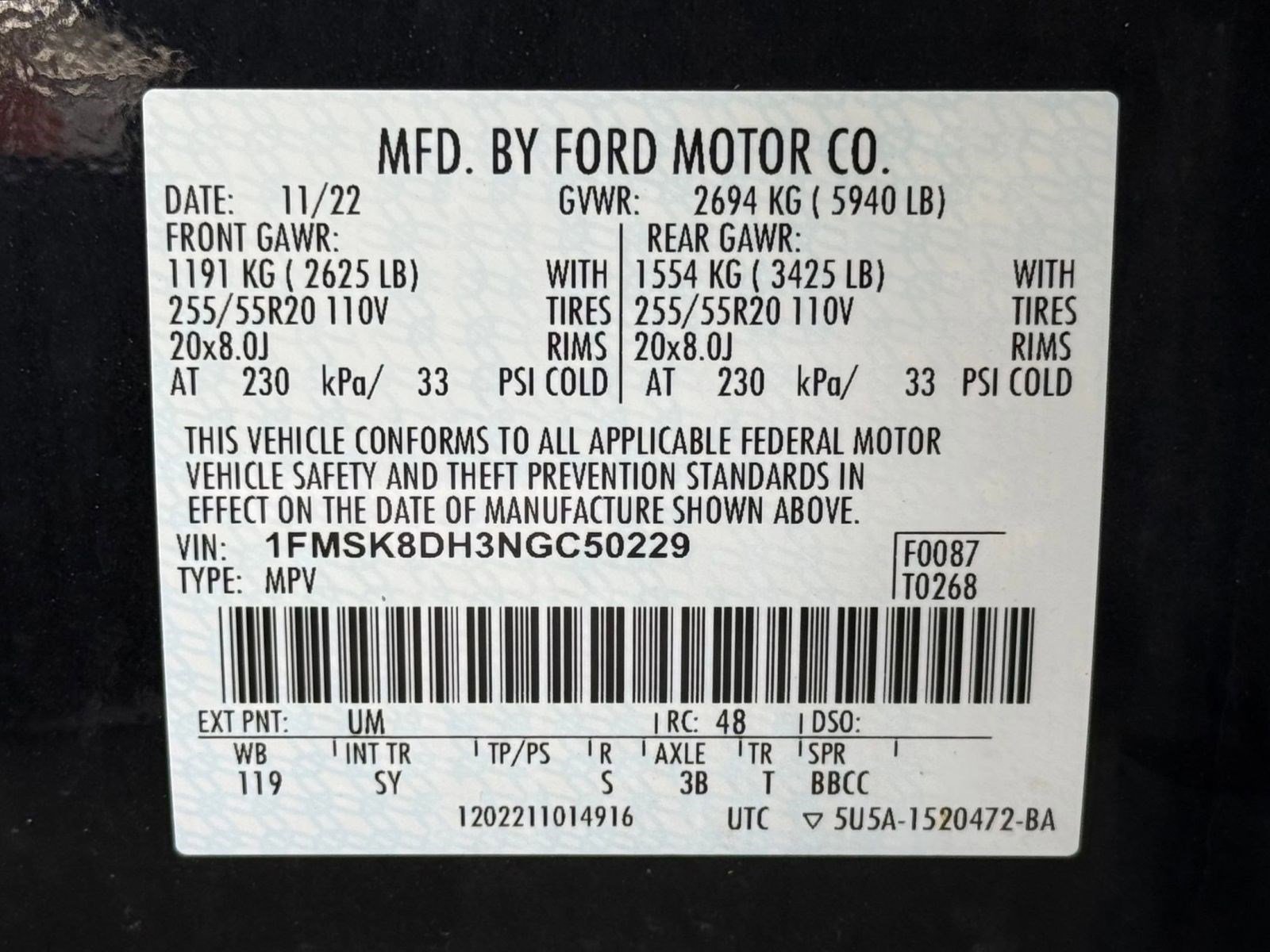 Certified 2022 Ford Explorer XLT w/ Equipment Group 202A image 21