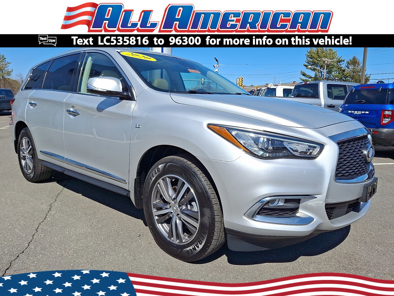 Used 2020 INFINITI QX60 Pure image 1