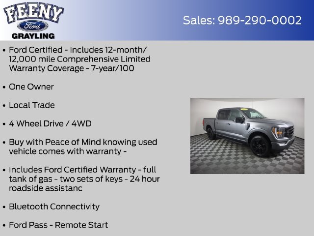 Certified 2023 Ford F150 XLT w/ Equipment Group 302A High AWD/4WD image 4