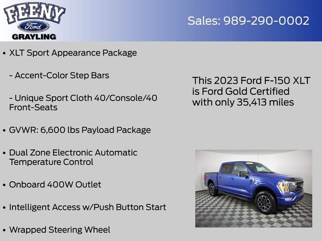 Certified 2023 Ford F150 XLT w/ Equipment Group 302A High AWD/4WD image 24