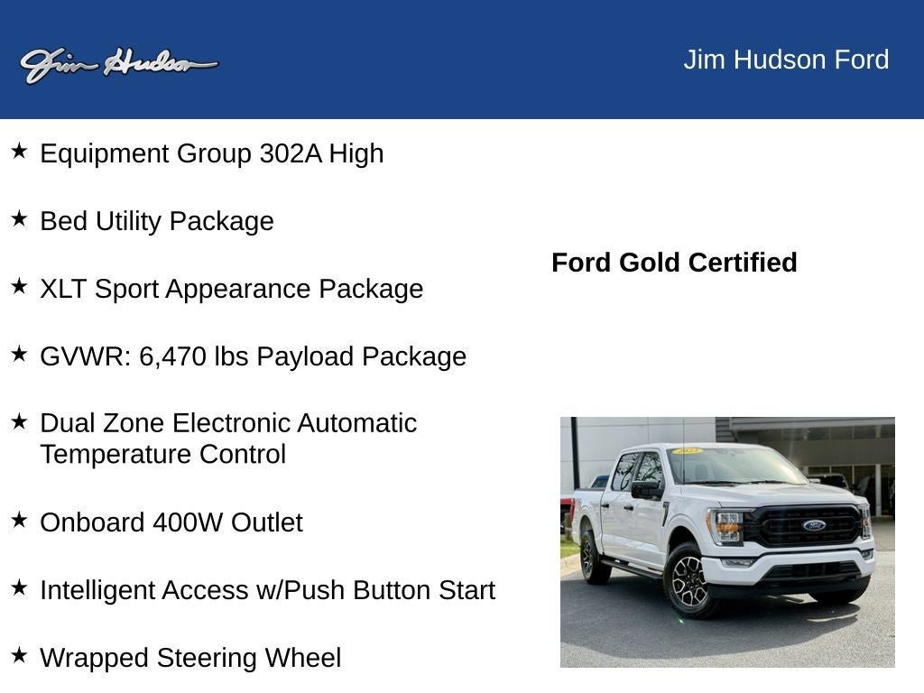 Certified 2023 Ford F150 XLT w/ Equipment Group 302A High AWD/4WD image 12
