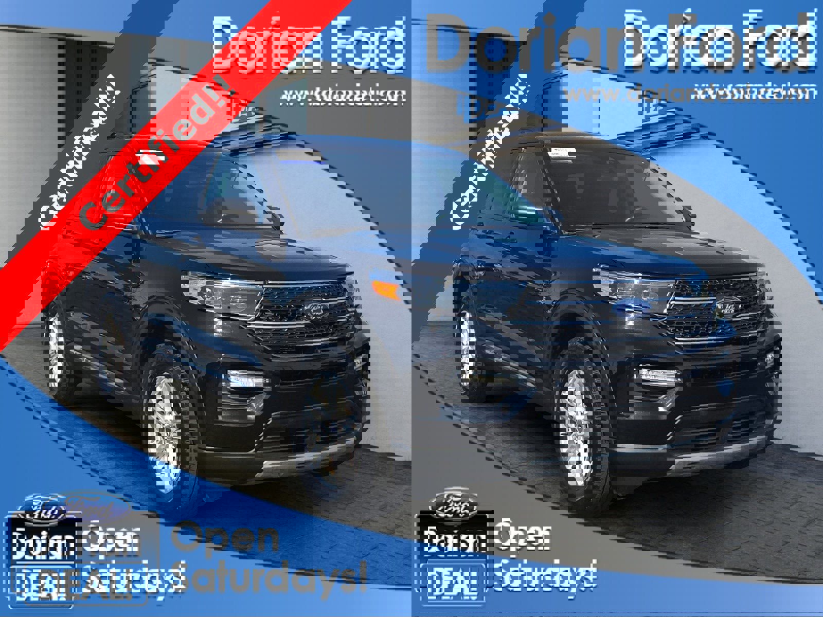 Certified 2023 Ford Explorer XLT w/ Equipment Group 202A image 7