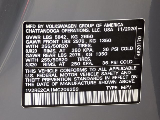 Used 2021 Volkswagen Atlas Cross Sport SE AWD/4WD image 24