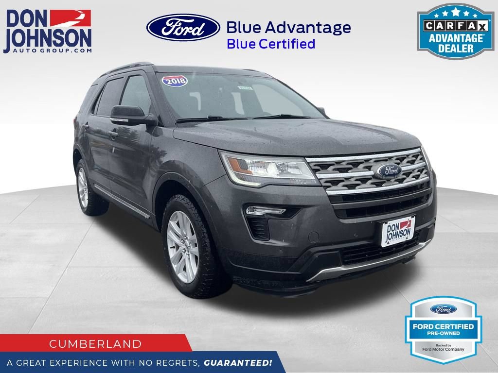 Certified 2018 Ford Explorer XLT w/ Equipment Group 202A AWD/4WD image 1