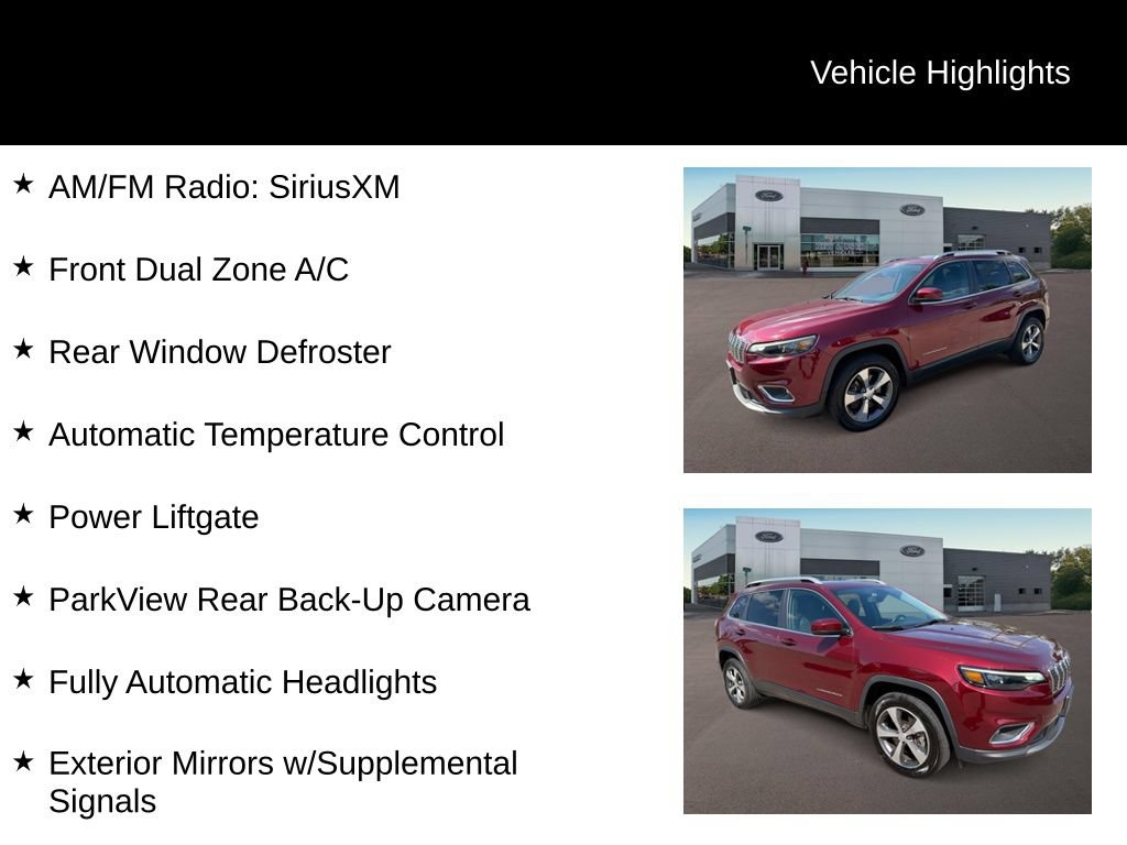 Used 2019 Jeep Cherokee Limited AWD/4WD image 11