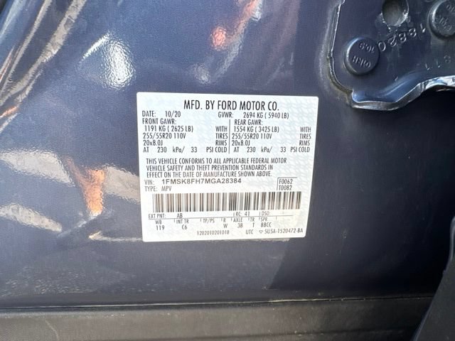 Certified 2021 Ford Explorer Limited w/ Equipment Group 301A AWD/4WD image 21
