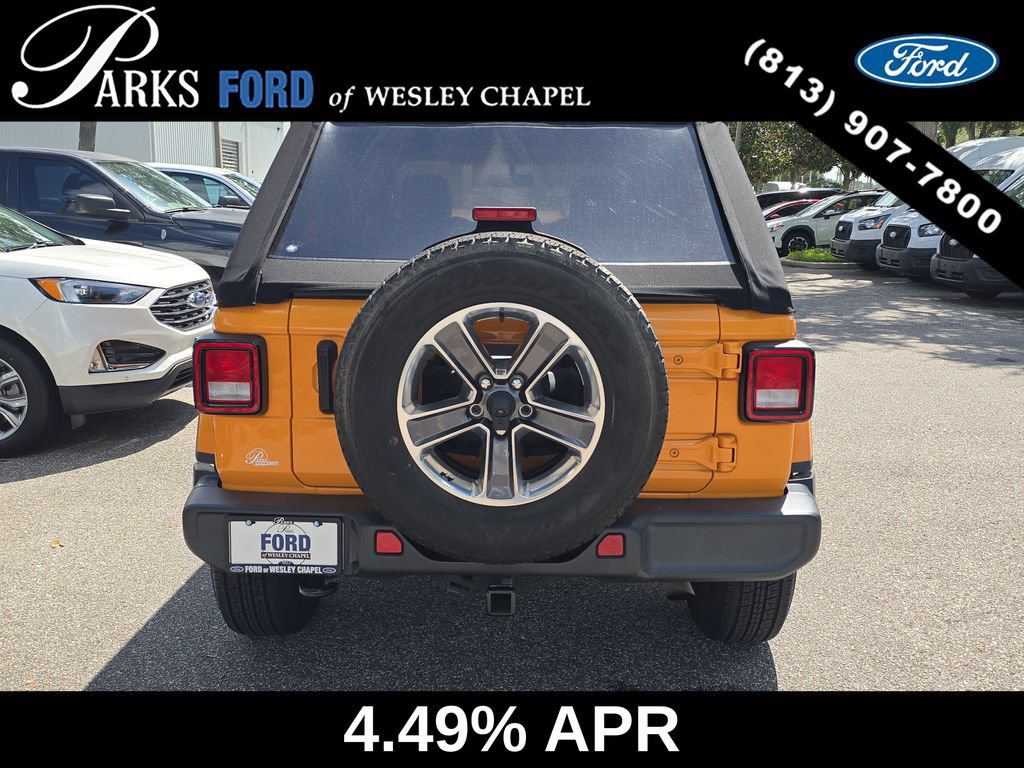 Used 2021 Jeep Wrangler Unlimited Sahara AWD/4WD image 7