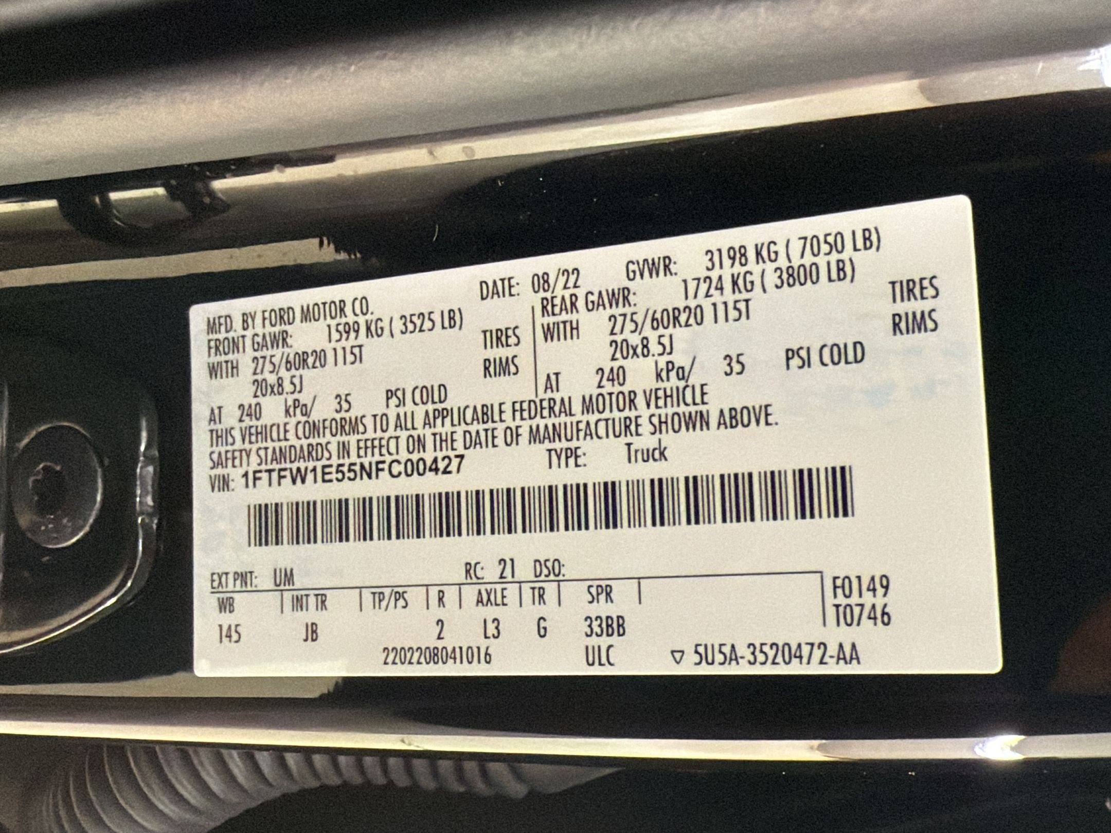 Certified 2022 Ford F150 XL w/ STX Appearance Package AWD/4WD image 25