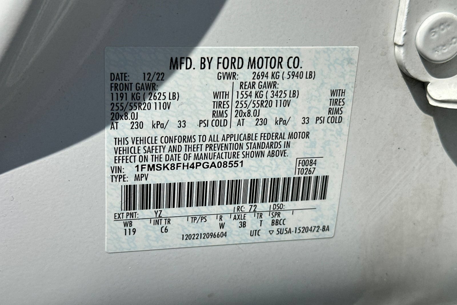 Certified 2023 Ford Explorer Limited w/ Equipment Group 301A AWD/4WD image 29