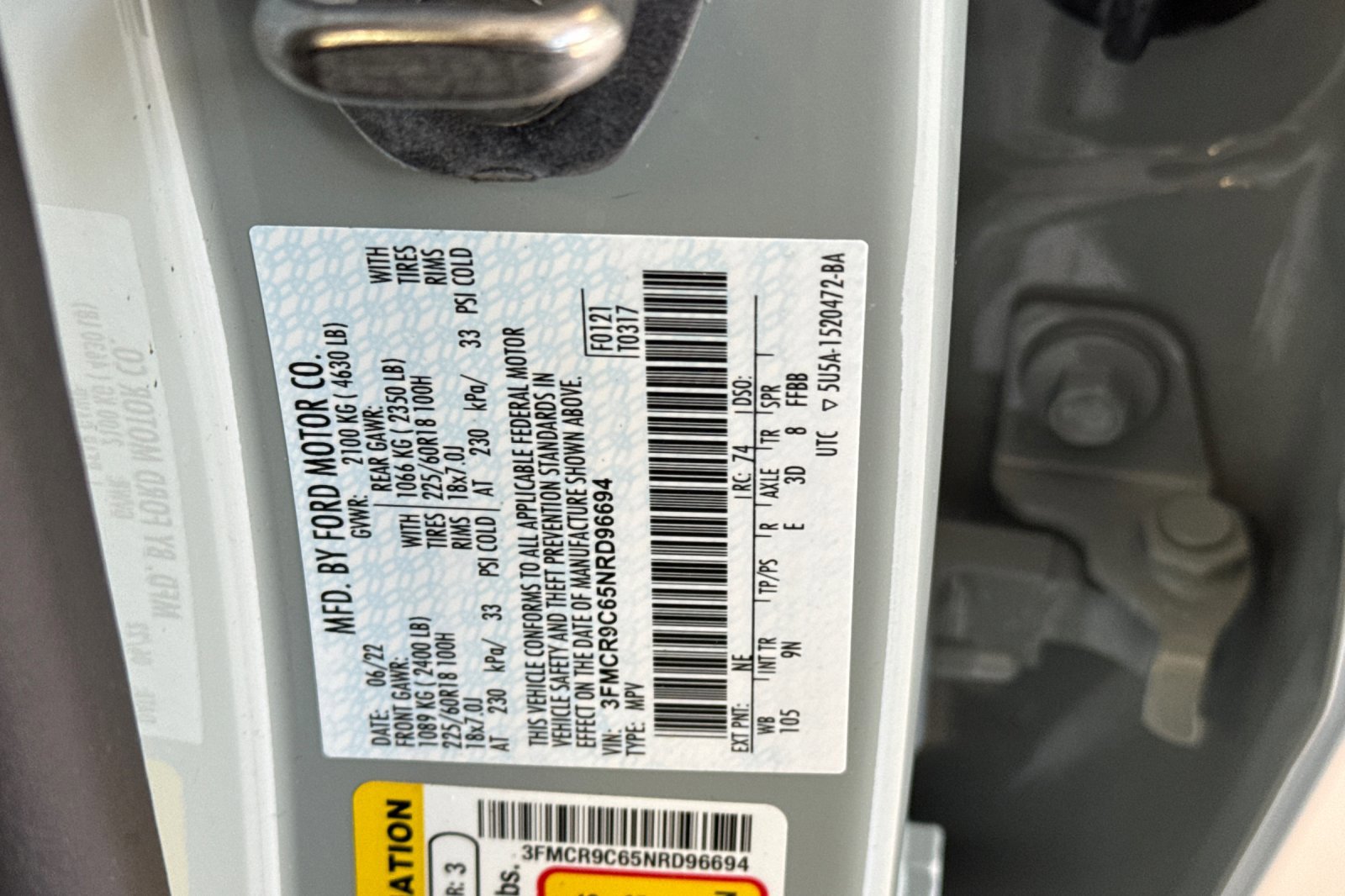 Certified 2022 Ford Bronco Sport Outer Banks image 29