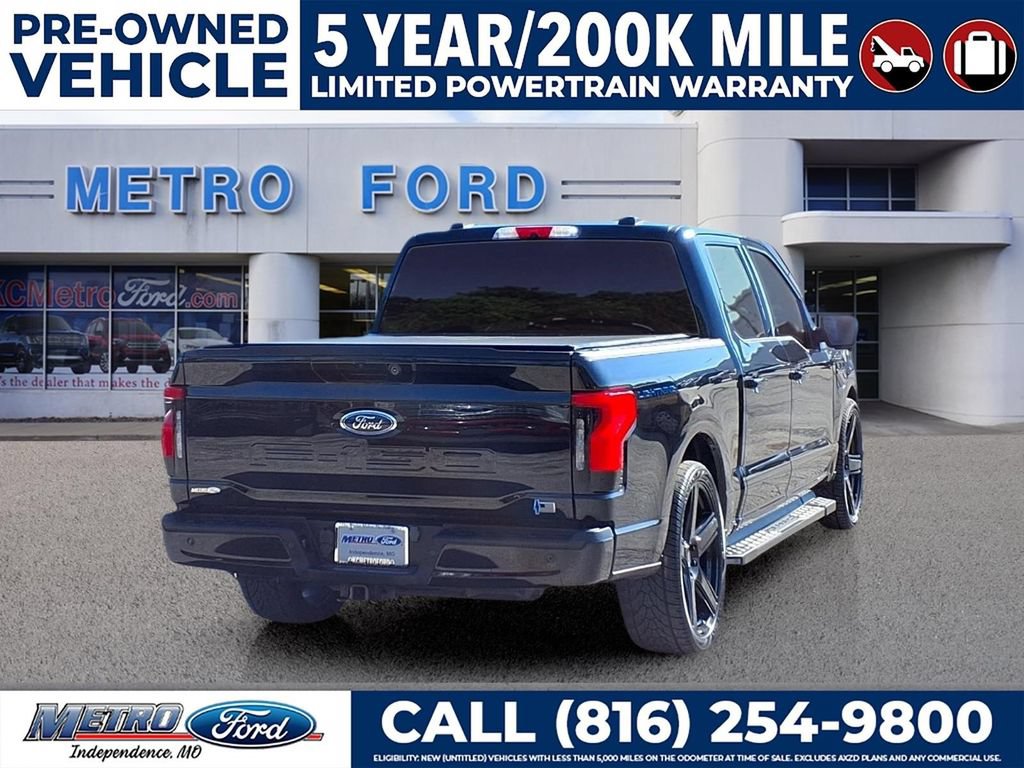 Certified 2023 Ford F150 Lightning XLT w/ Equipment Group 312A High AWD/4WD image 3