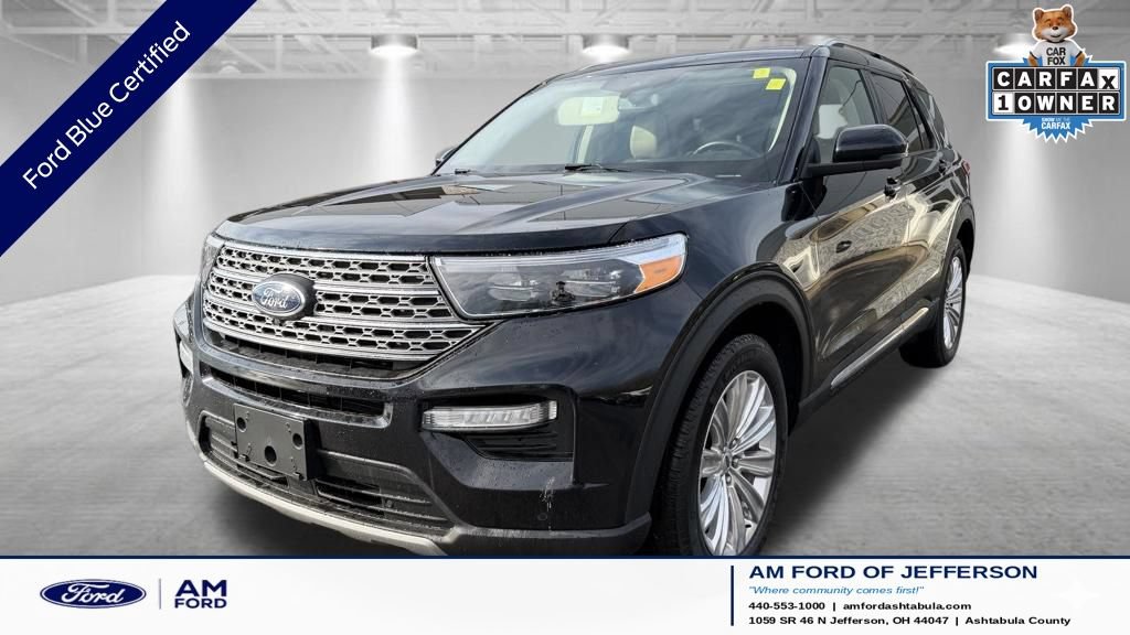Certified 2022 Ford Explorer Limited w/ Equipment Group 301A AWD/4WD image 1