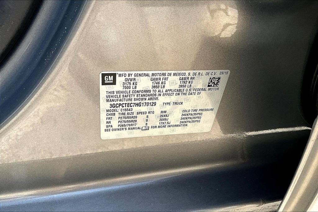 Used 2017 Chevrolet Silverado 1500 High Country RWD image 22