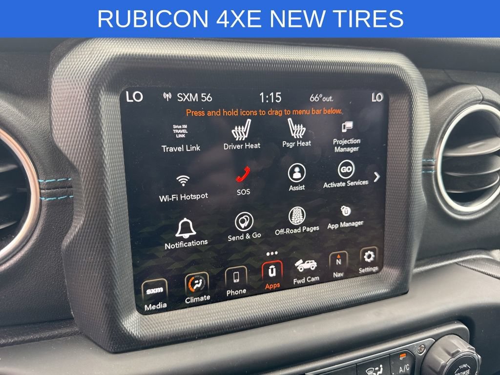 Used 2021 Jeep Wrangler Unlimited Rubicon 4xe w/ Steel Bumper Group AWD/4WD image 22
