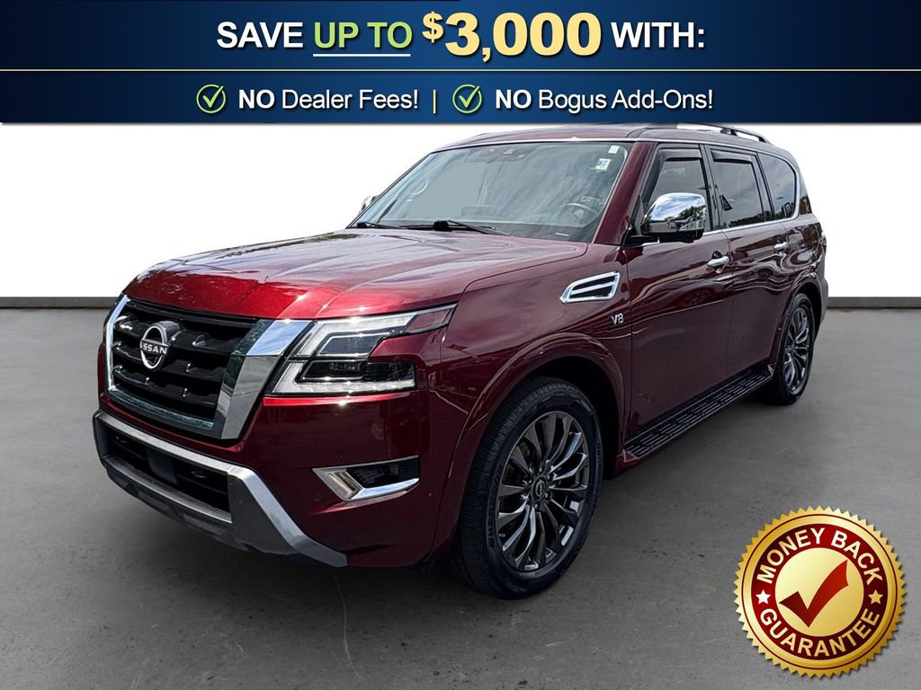 Used 2022 Nissan Armada Platinum w/ Captain's Chairs Package RWD image 1