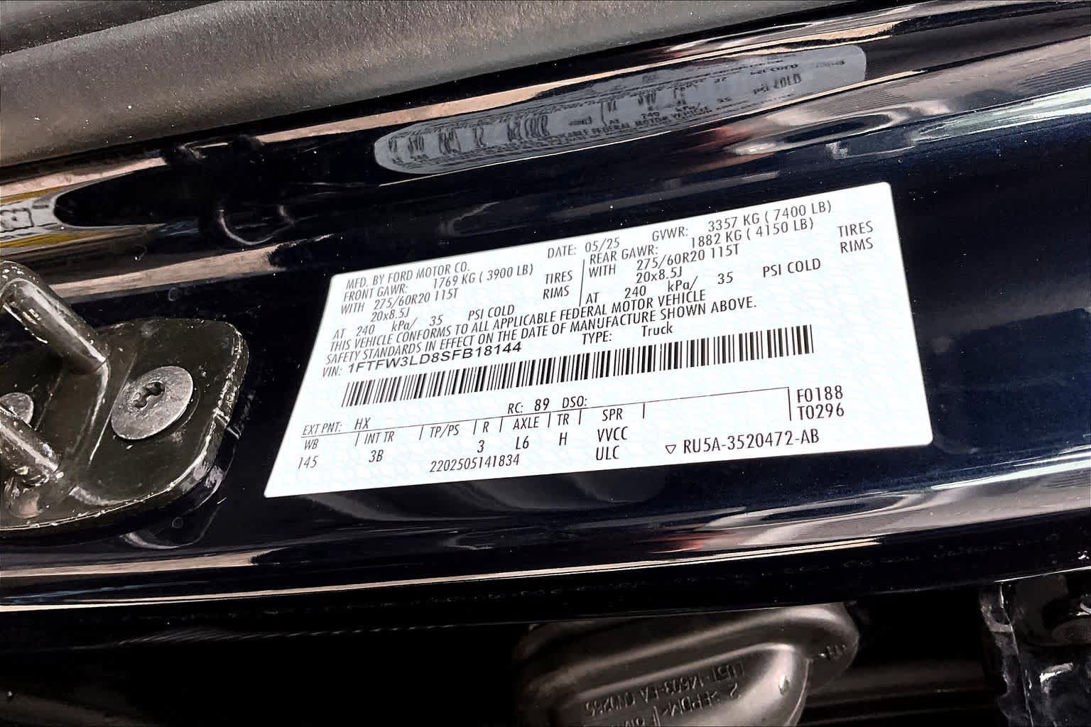 Certified 2025 Ford F150 XLT w/ Equipment Group 303A High AWD/4WD image 34