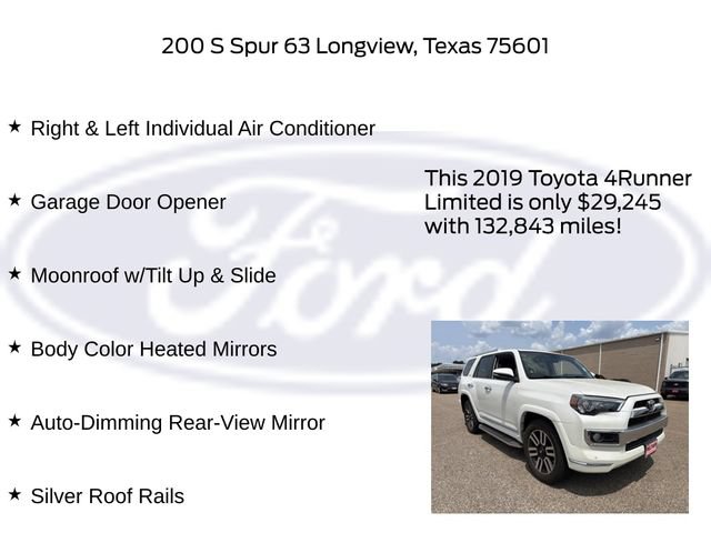 Used 2019 Toyota 4Runner Limited AWD/4WD image 22