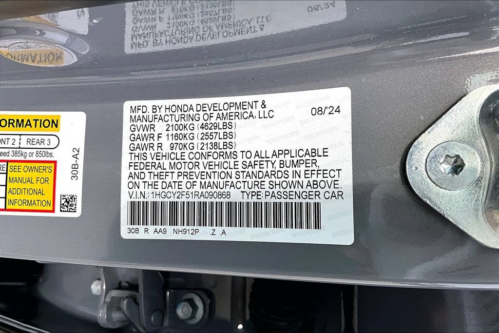 Used 2024 Honda Accord Sport image 35