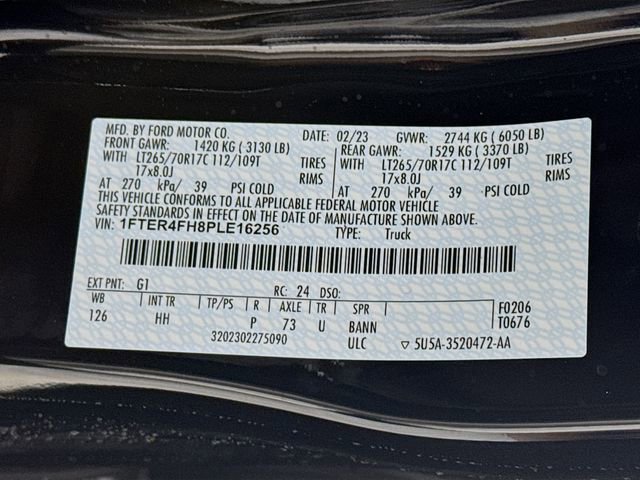 Certified 2023 Ford Ranger Lariat w/ Tremor Off-Road Package image 35