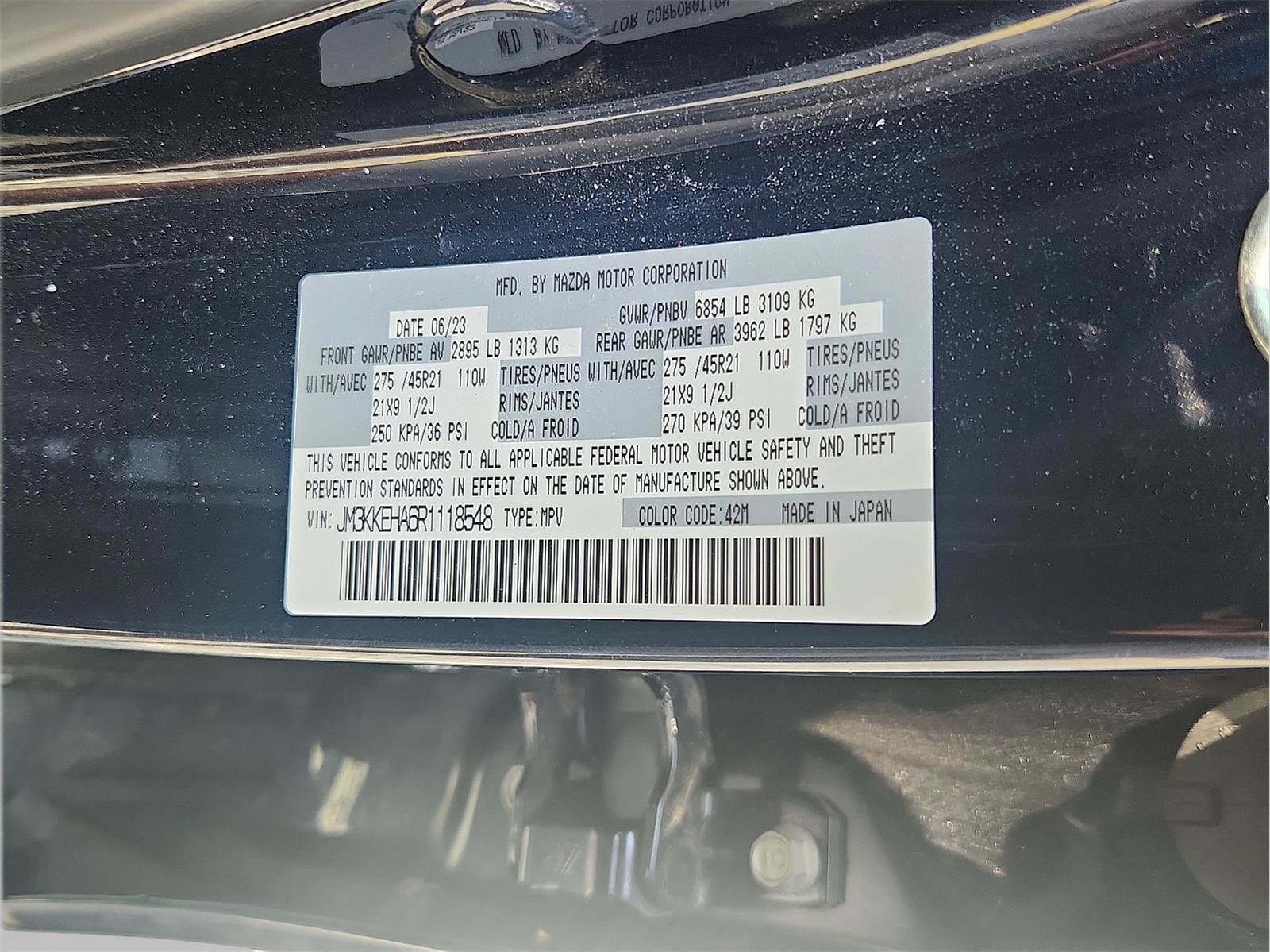 Used 2024 MAZDA CX-90 Plug-In Hybrid w/ Premium Plus AWD/4WD image 13