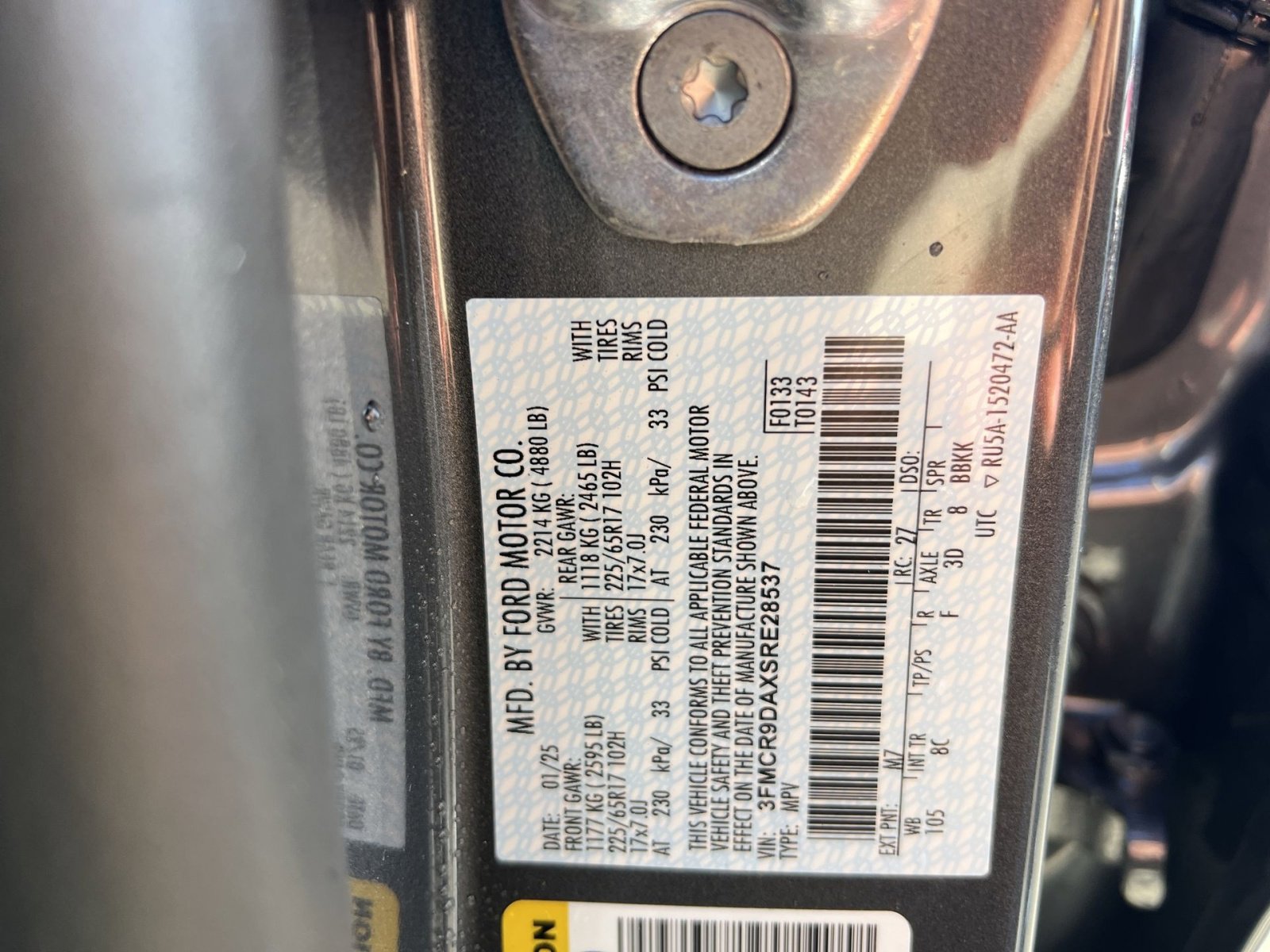 Certified 2025 Ford Bronco Sport Badlands w/ Badlands Tech Package image 28