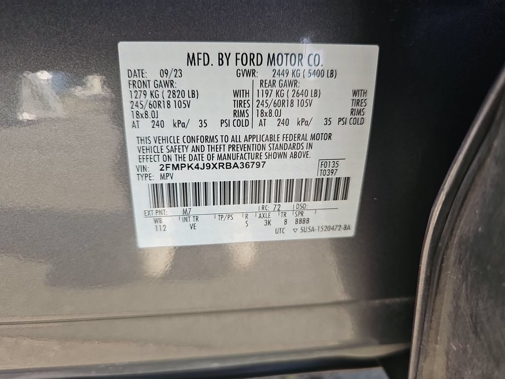 Certified 2024 Ford Edge SEL AWD/4WD image 34