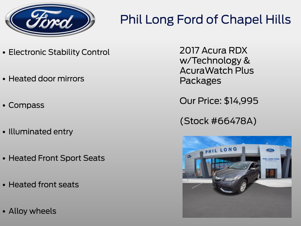 Used 2017 Acura RDX w/ Tech & AcuraWatch Plus Pack AWD/4WD image 17