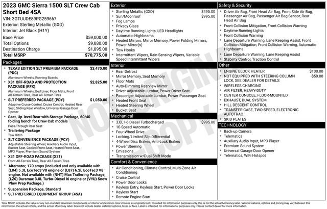 Used 2023 GMC Sierra 1500 SLT image 42