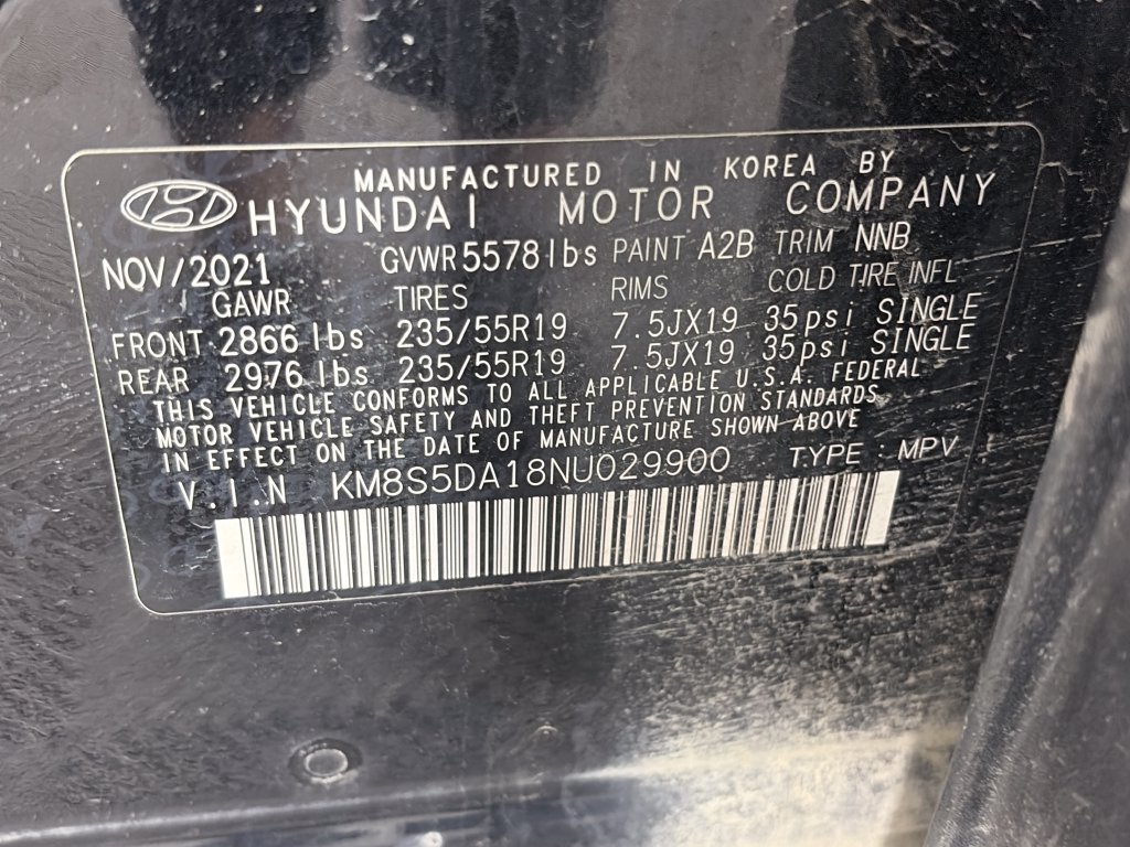 Used 2022 Hyundai Santa Fe Limited w/ Cargo Package AWD/4WD image 9
