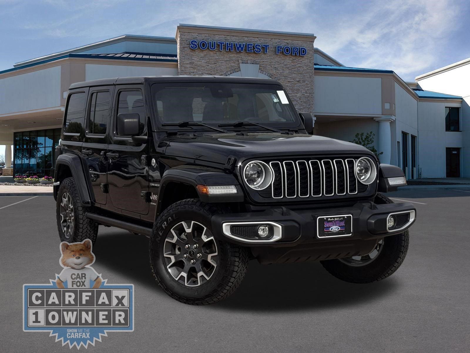 Used 2024 Jeep Wrangler Sahara w/ Safety Group image 1