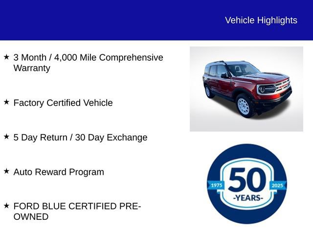 Certified 2023 Ford Bronco Sport Heritage image 9