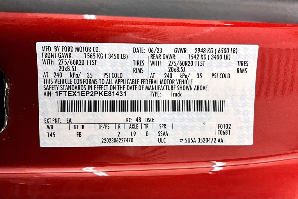 Certified 2023 Ford F150 XLT w/ Equipment Group 302A High AWD/4WD image 35