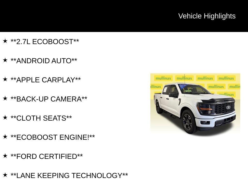 Certified 2024 Ford F150 STX RWD image 12