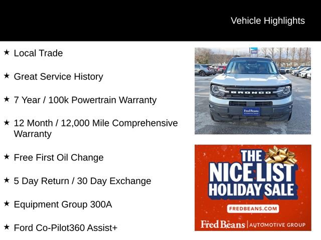 Certified 2022 Ford Bronco Sport Outer Banks video 3