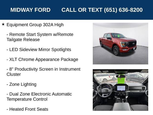 Certified 2023 Ford F150 XLT w/ Equipment Group 302A High AWD/4WD image 13