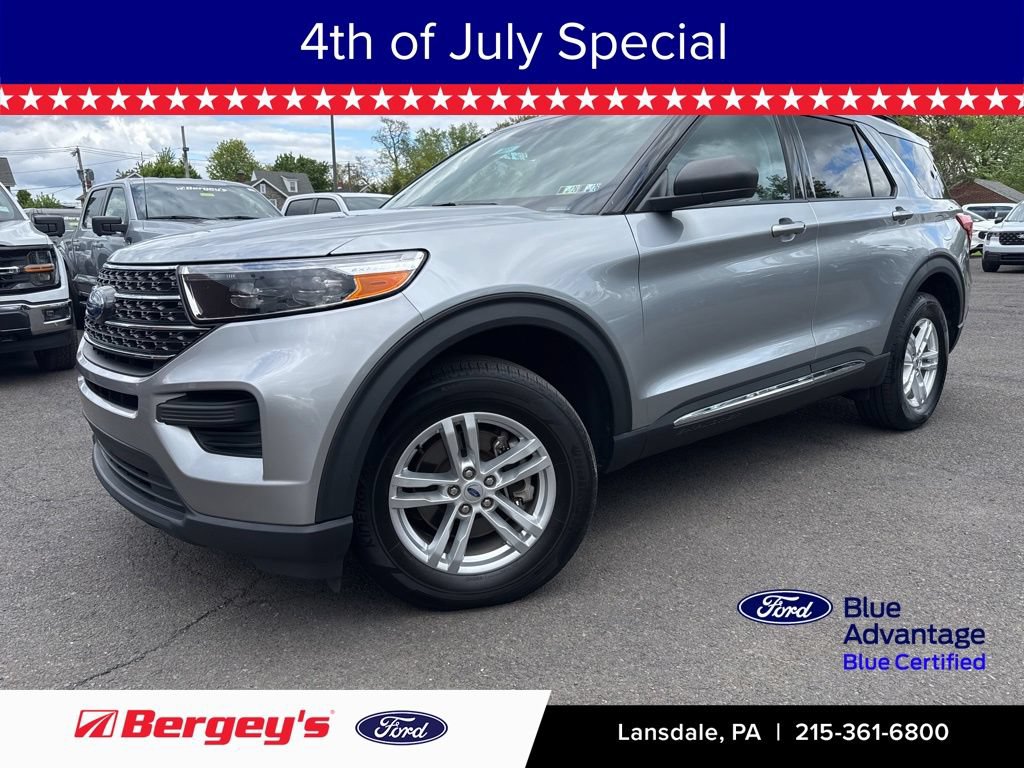Certified 2023 Ford Explorer XLT w/ Class IV Trailer Tow Package