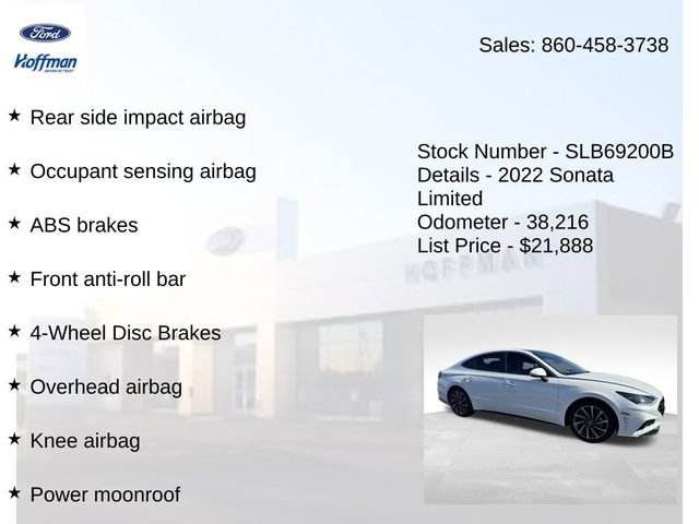 Used 2022 Hyundai Sonata Limited image 9