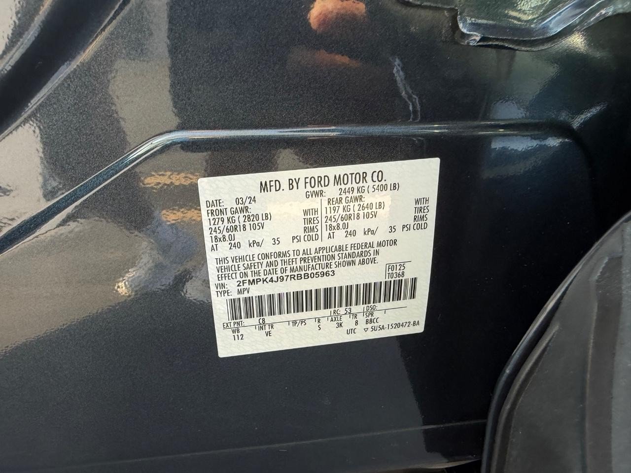 Certified 2024 Ford Edge SEL w/ Convenience Package AWD/4WD image 23