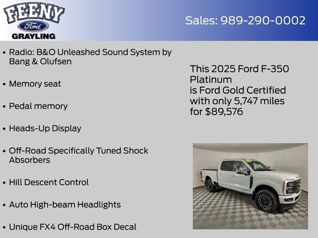 Certified 2025 Ford F350 Platinum image 18