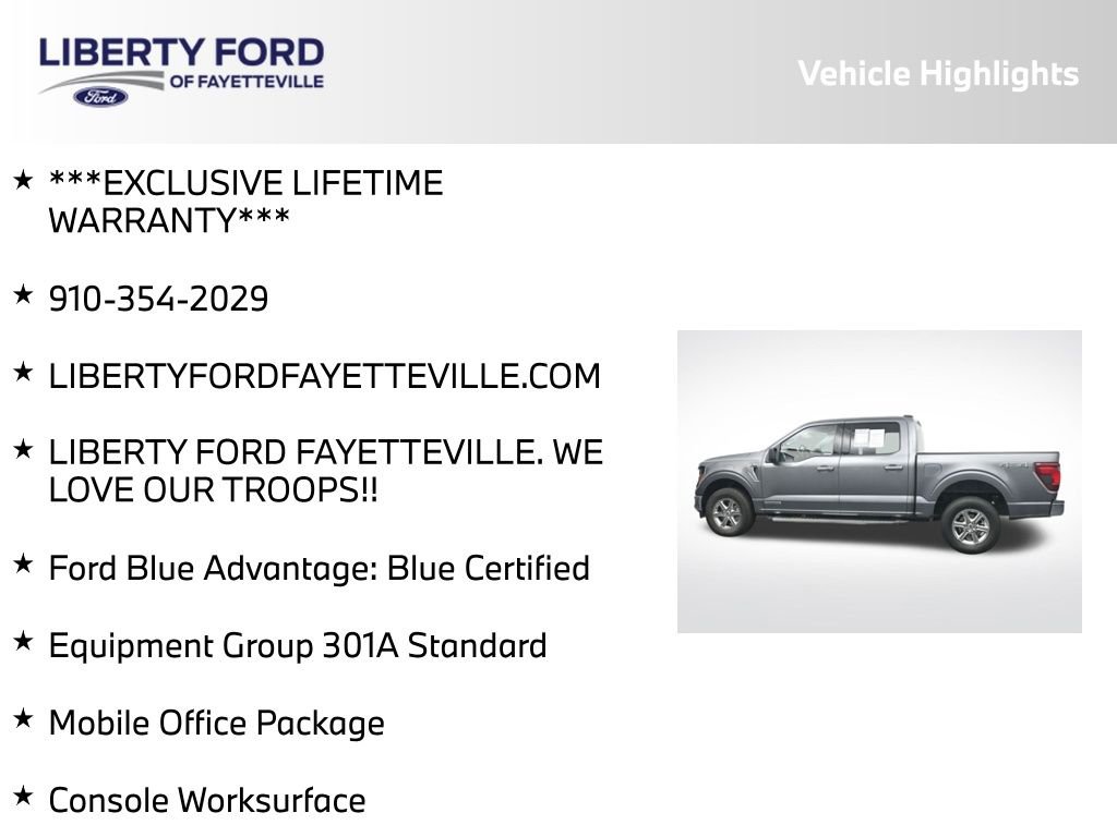 Certified 2024 Ford F150 XLT w/ Mobile Office Package AWD/4WD image 5