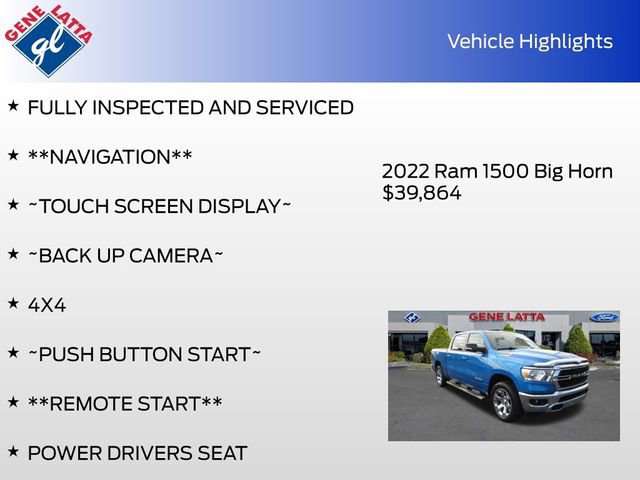 Used 2022 RAM 1500 Big Horn AWD/4WD image 31