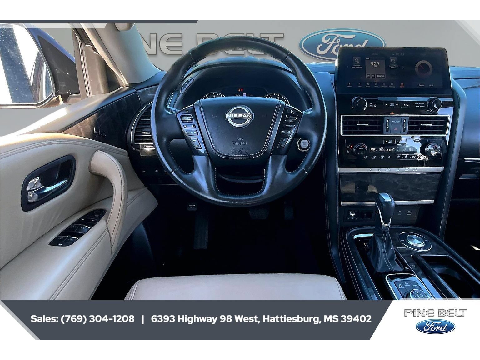Used 2021 Nissan Armada Platinum w/ Captain's Chairs Package RWD image 5