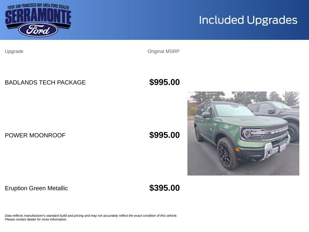 Certified 2025 Ford Bronco Sport Badlands w/ Badlands Tech Package AWD/4WD image 20