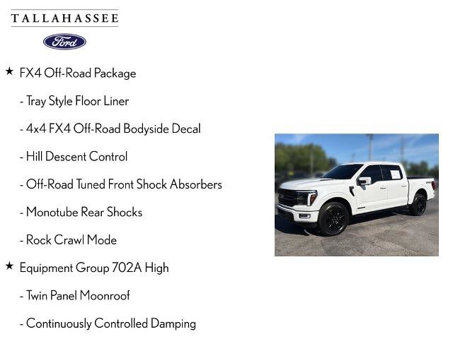 Certified 2024 Ford F150 Platinum w/ Equipment Group 702A High AWD/4WD image 9